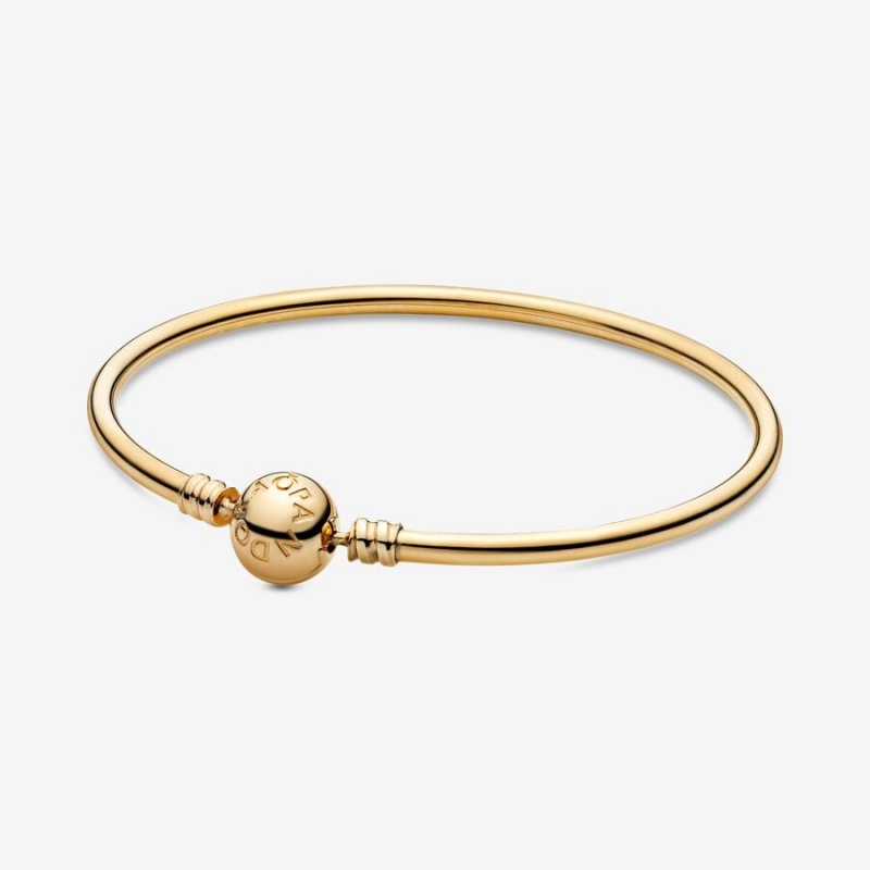 Pandora Moments Bangle Charm Gold | 8579362-CB