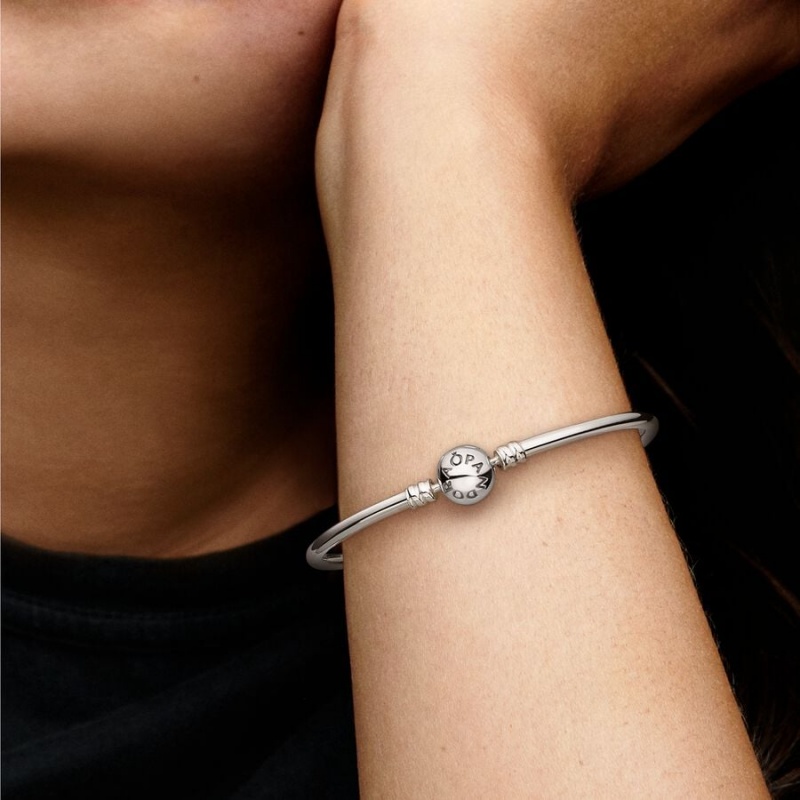 Pandora Moments Bangle Charm Silber | 4298056-HN