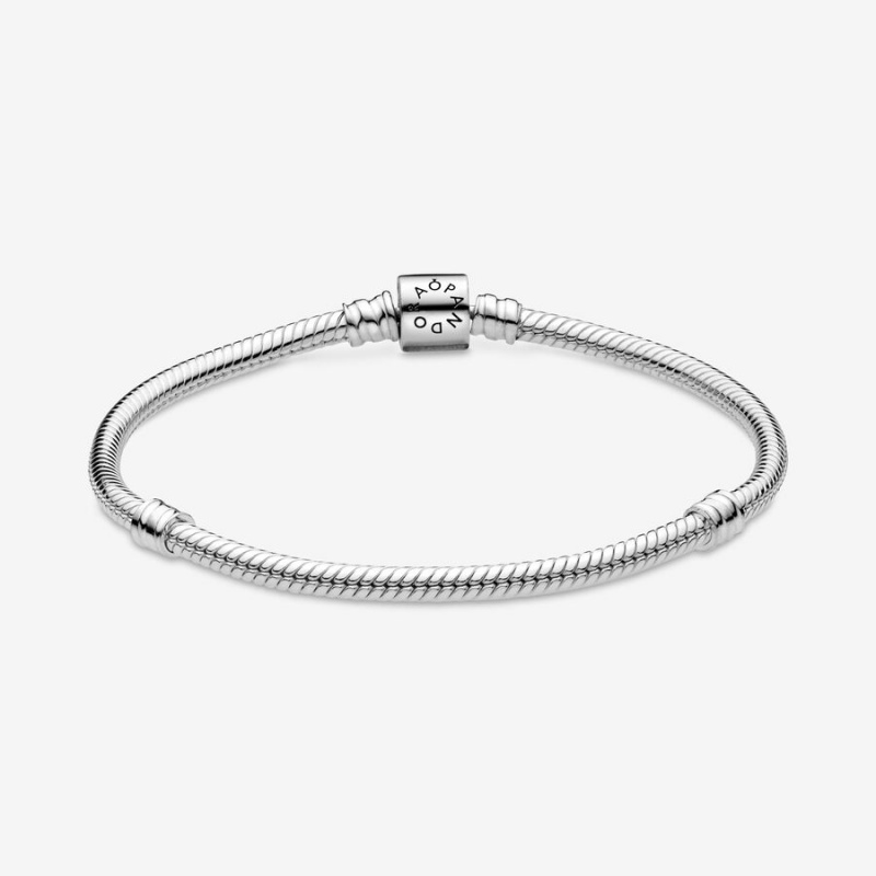 Pandora Moments Barrel Clasp Snake Charm Silber | 4819657-AI