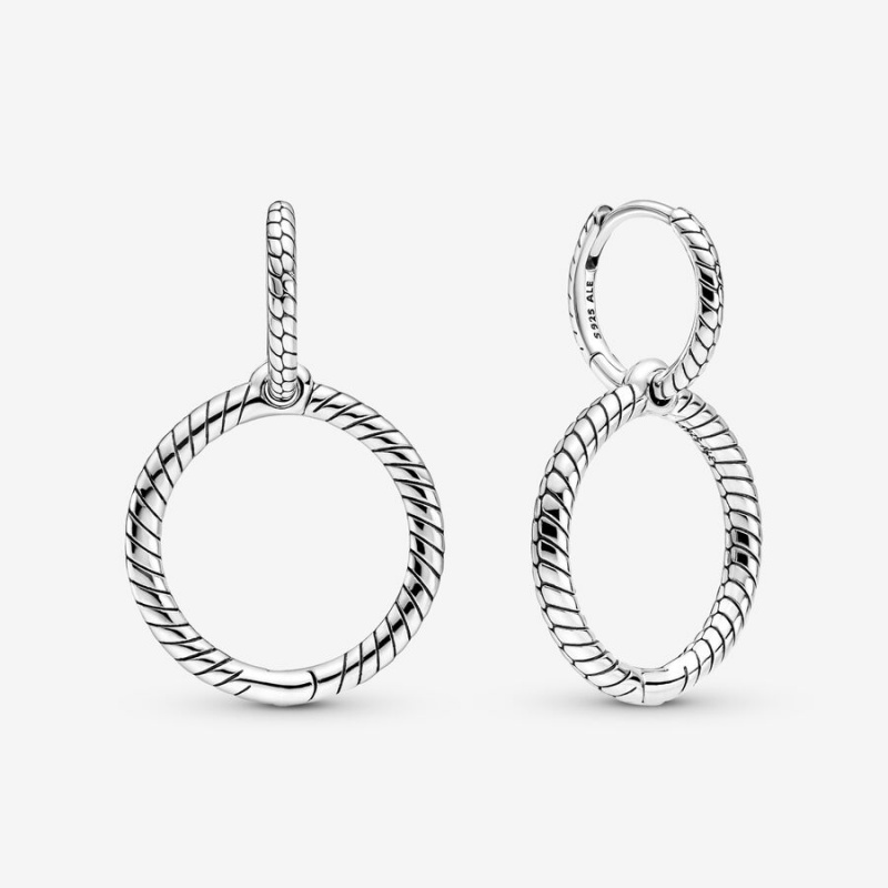 Pandora Moments Double Charm Holders Silber | 7260451-FC