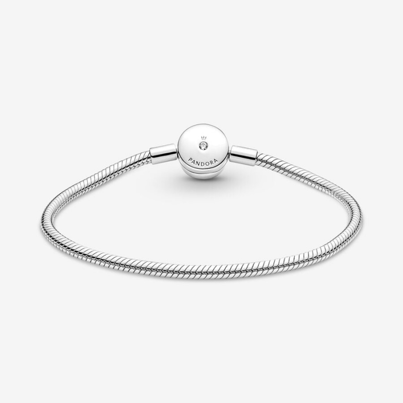 Pandora Moments Halo Snake Charm Silber | 8754036-EB
