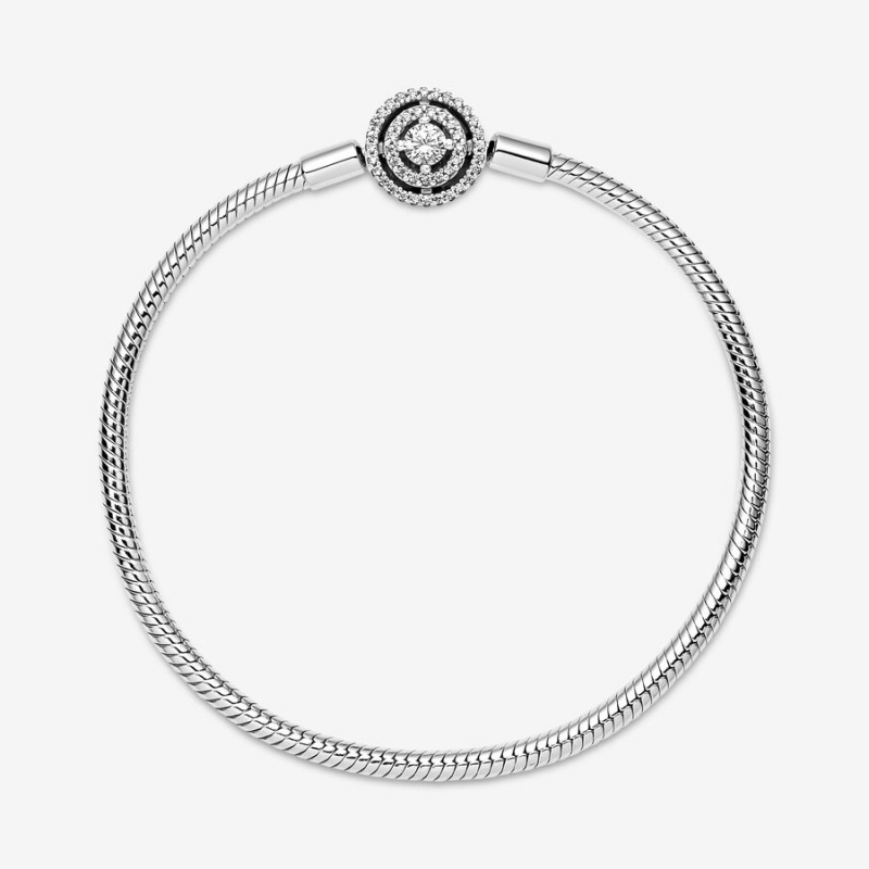 Pandora Moments Halo Snake Charm Silber | 8754036-EB