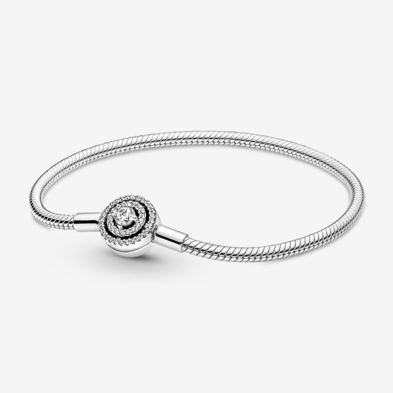 Pandora Moments Halo Snake Charm Silber | 8754036-EB