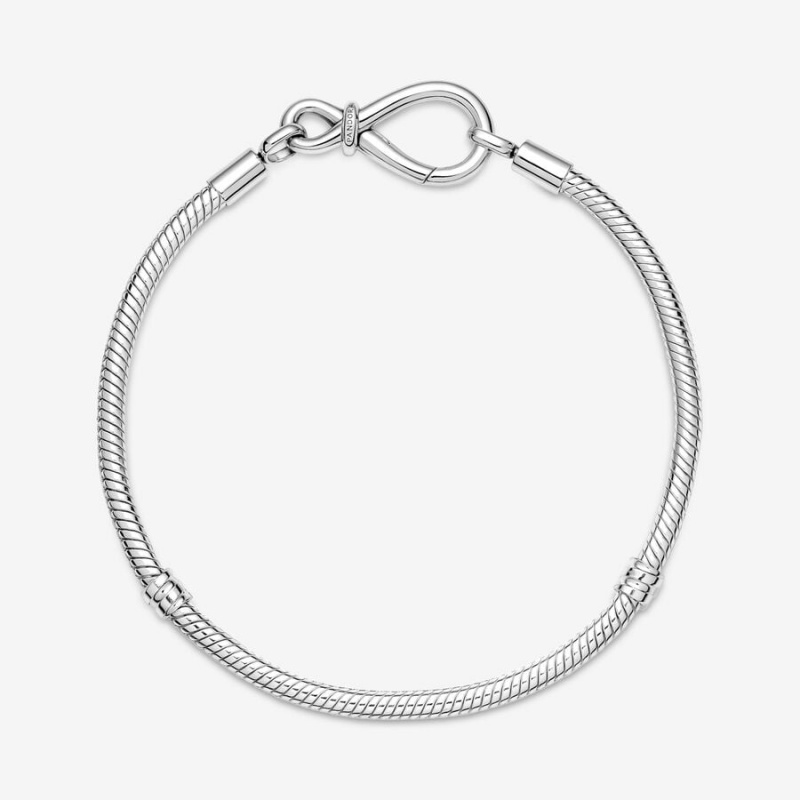Pandora Moments Infinity Knot Snake Charm Silber | 1869042-BQ