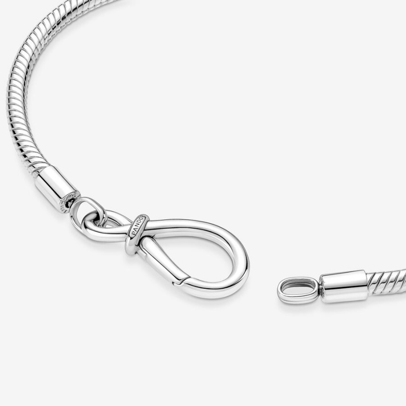 Pandora Moments Infinity Knot Snake Charm Silber | 1869042-BQ