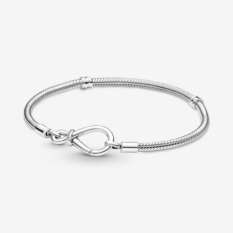 Pandora Moments Infinity Knot Snake Charm Silber | 1869042-BQ