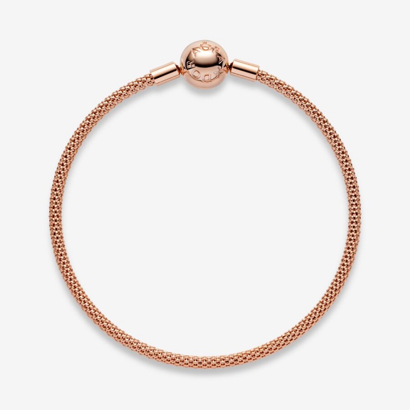 Pandora Moments Mesh Charm Rosa Gold | 1937046-RS