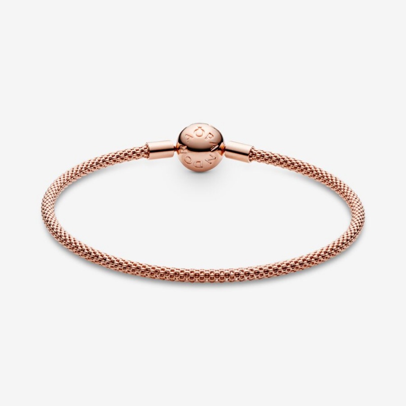 Pandora Moments Mesh Charm Rosa Gold | 1937046-RS