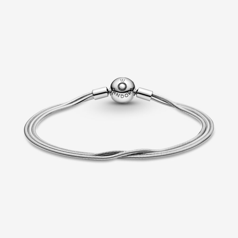 Pandora Moments Multi Snake Charm Holders Silber | 1974026-LR