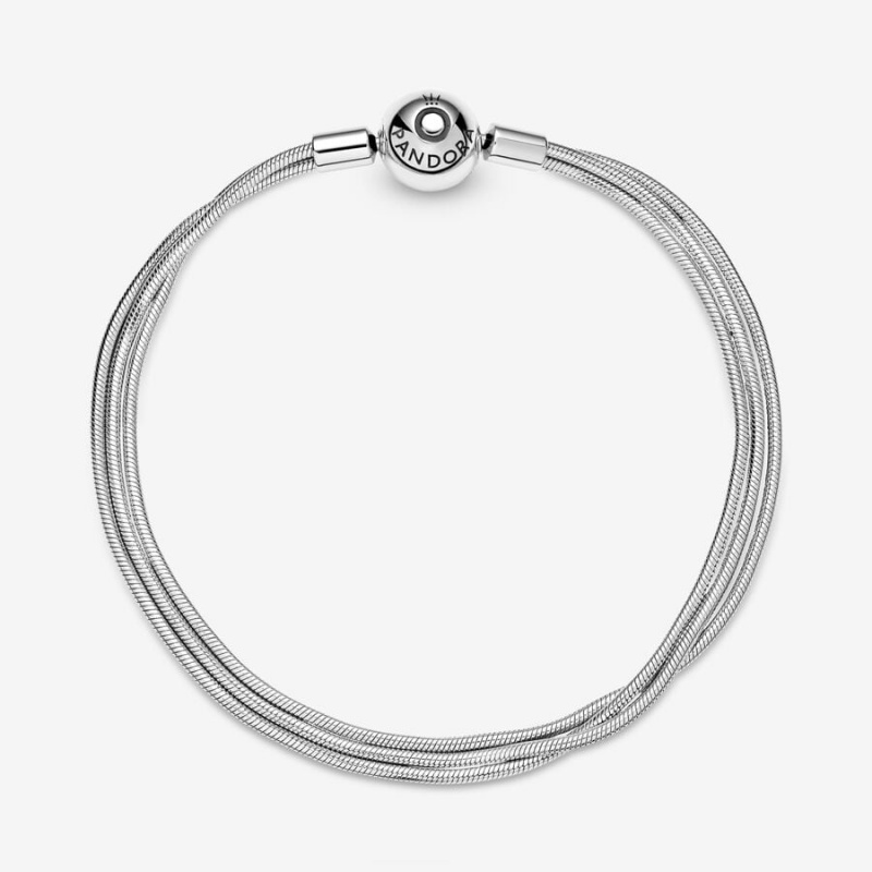 Pandora Moments Multi Snake Charm Holders Silber | 1974026-LR