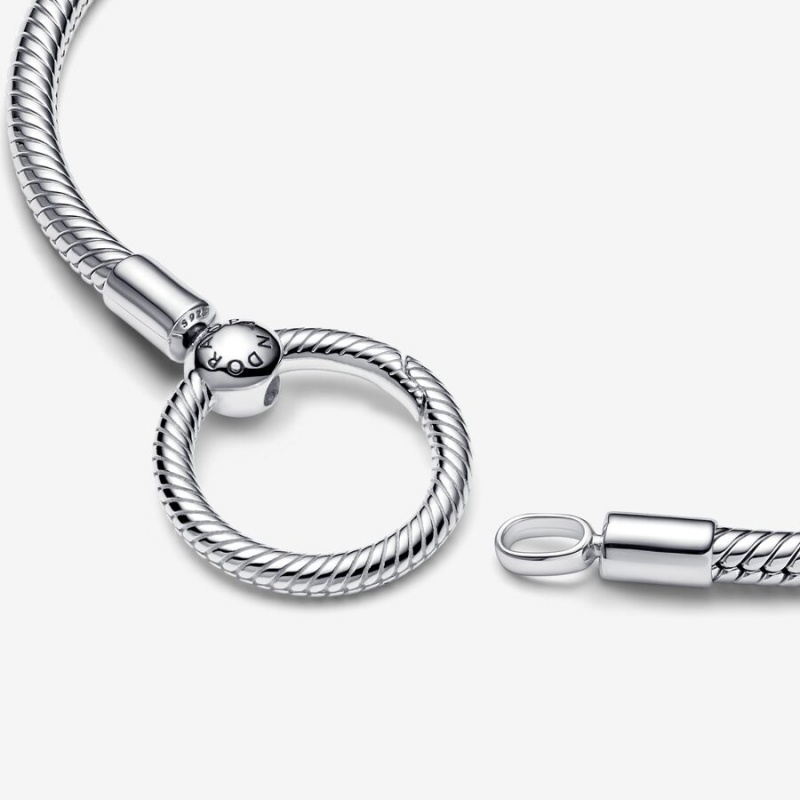 Pandora Moments O Closure Snake Charm Silber | 1204738-UW