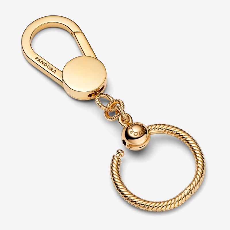 Pandora Moments Small Bag Charm Holders Gold | 1430875-PF