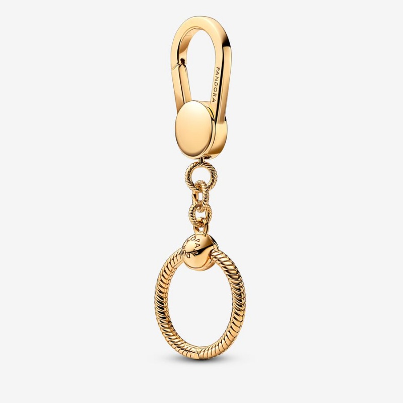 Pandora Moments Small Bag Charm Holders Gold | 1430875-PF