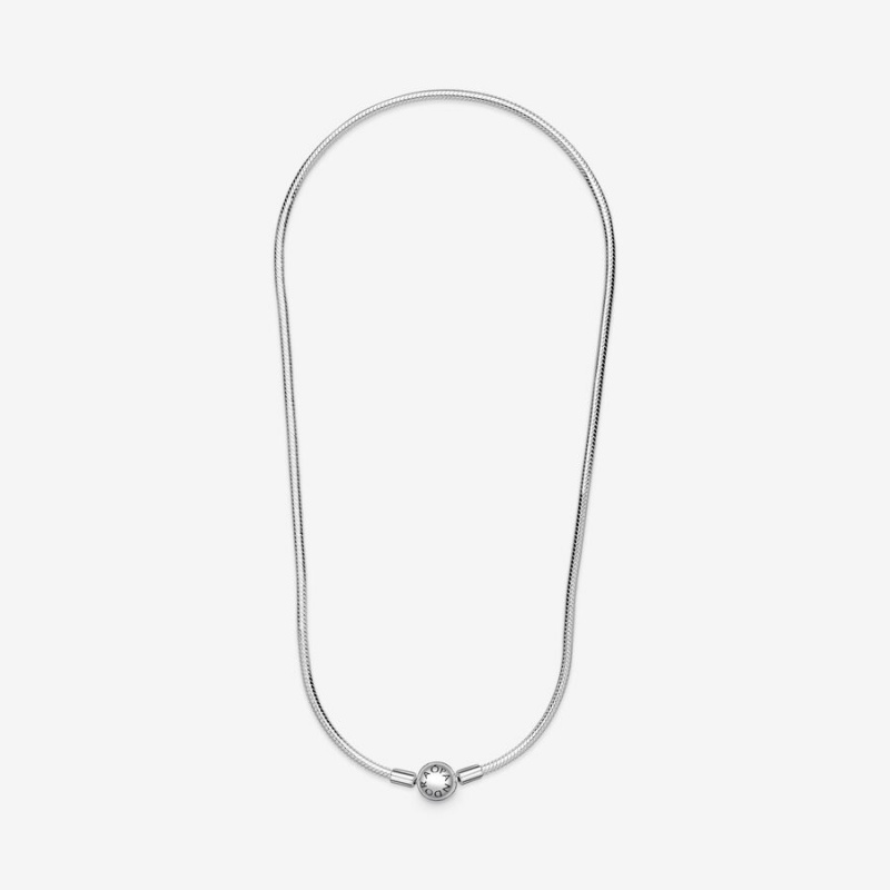 Pandora Moments Snake Halsketten Silber | 7693420-JA