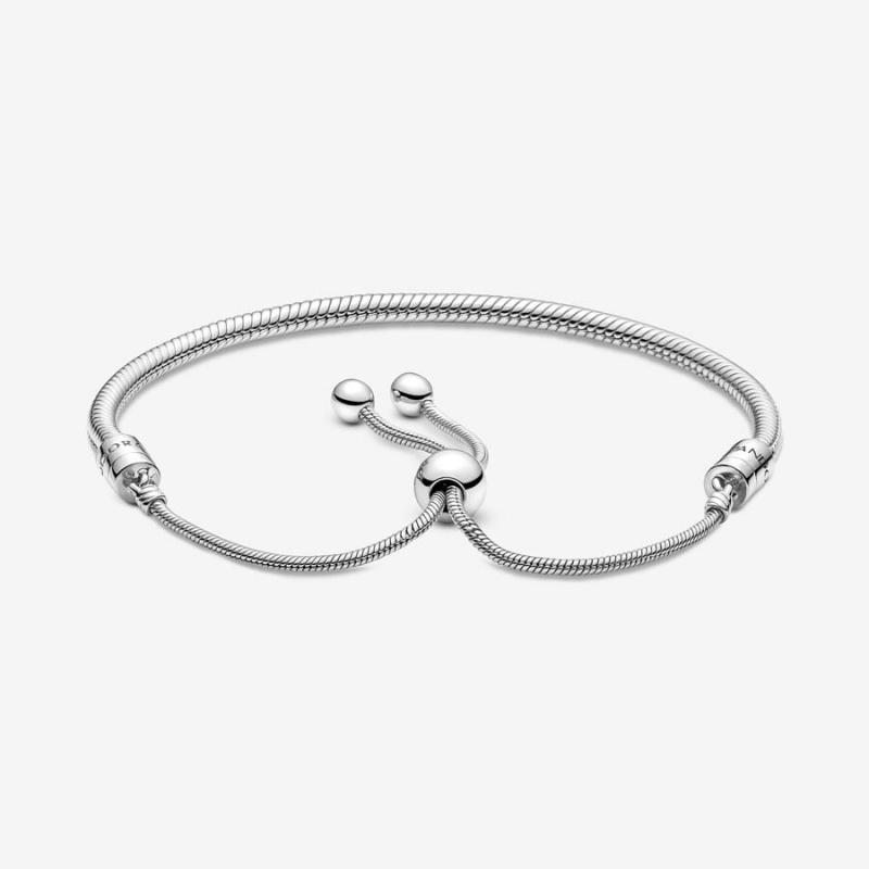 Pandora Moments Snake Slider Charm Holders Silber | 6371859-AZ