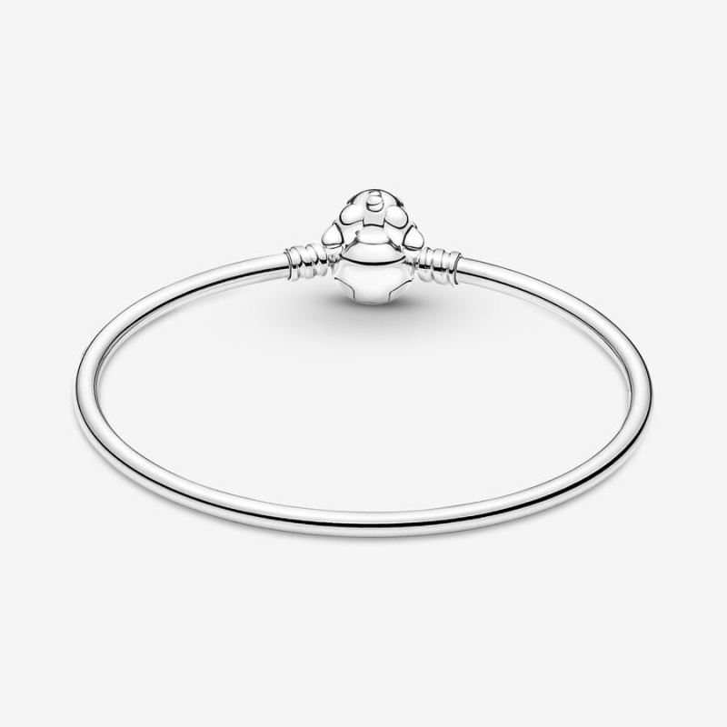 Pandora Moments Stitch Biting Clasp Bangle Charm Silber | 5432760-ZO