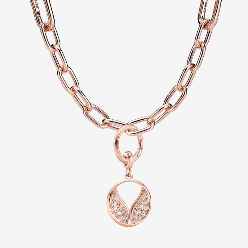 Pandora Pandora ME Link Chain Necklace Halsketten Rosa Gold | 9650743-RG