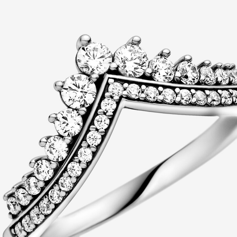 Pandora Princess Wishbone Herz Silber | DMO-723896