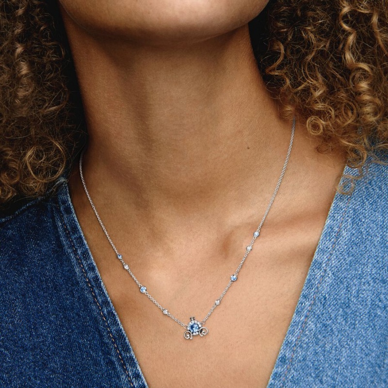 Pandora Pumpkin Coach Collier Kette mit Anhänger Silber | MBP-612798