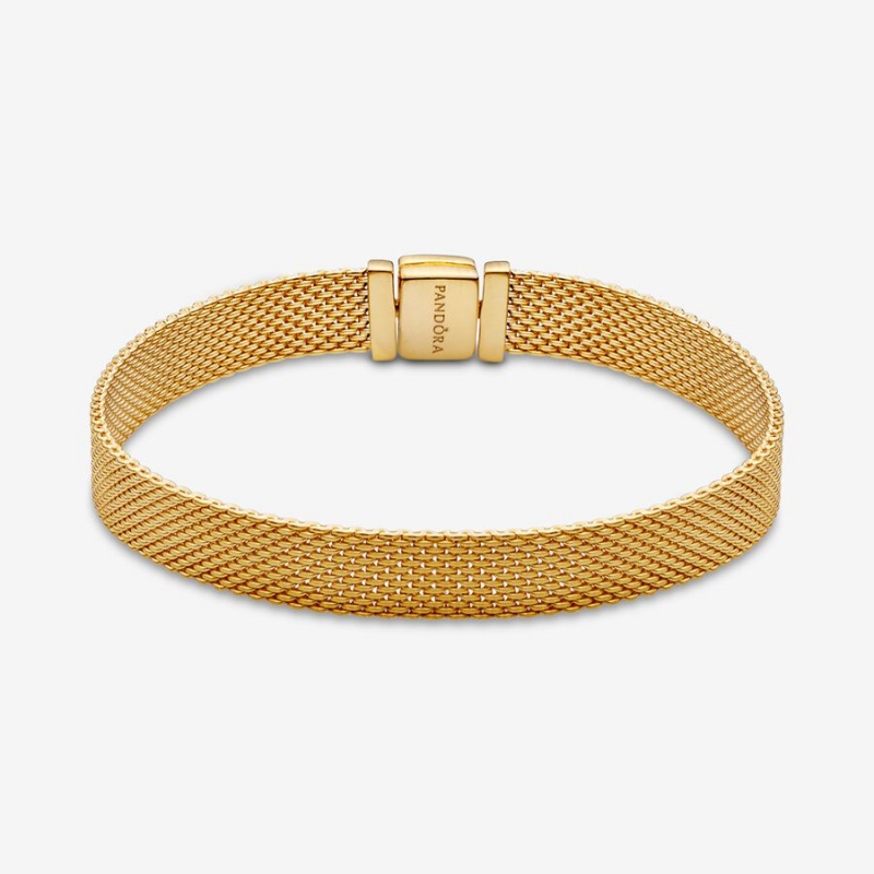 Pandora Reflexions™ Mesh Charm Holders Gold | 0431795-JZ