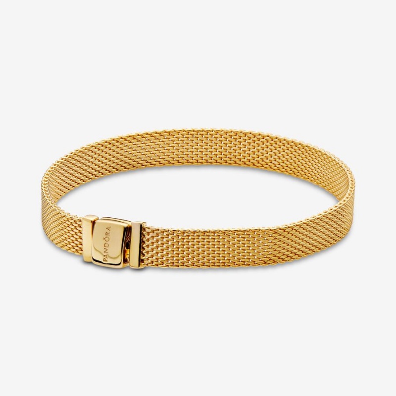 Pandora Reflexions™ Mesh Charm Holders Gold | 0431795-JZ