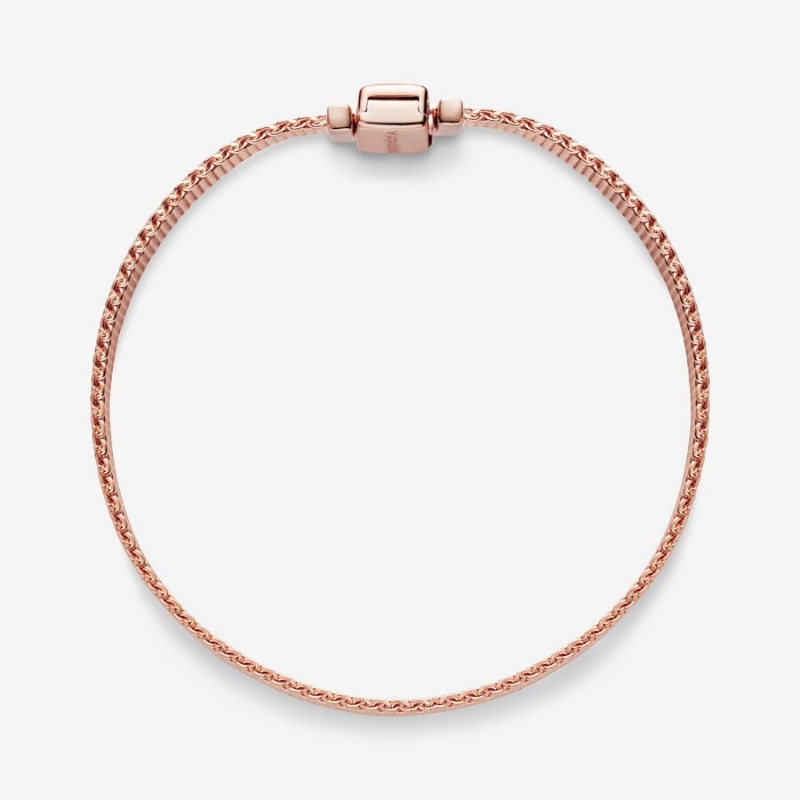 Pandora Reflexions™ Mesh Charm Holders Rosa Gold | 4738091-XO