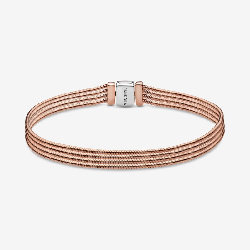 Pandora Reflexions™ Multi Snake Charm Holders Two-tone | 4218753-IG