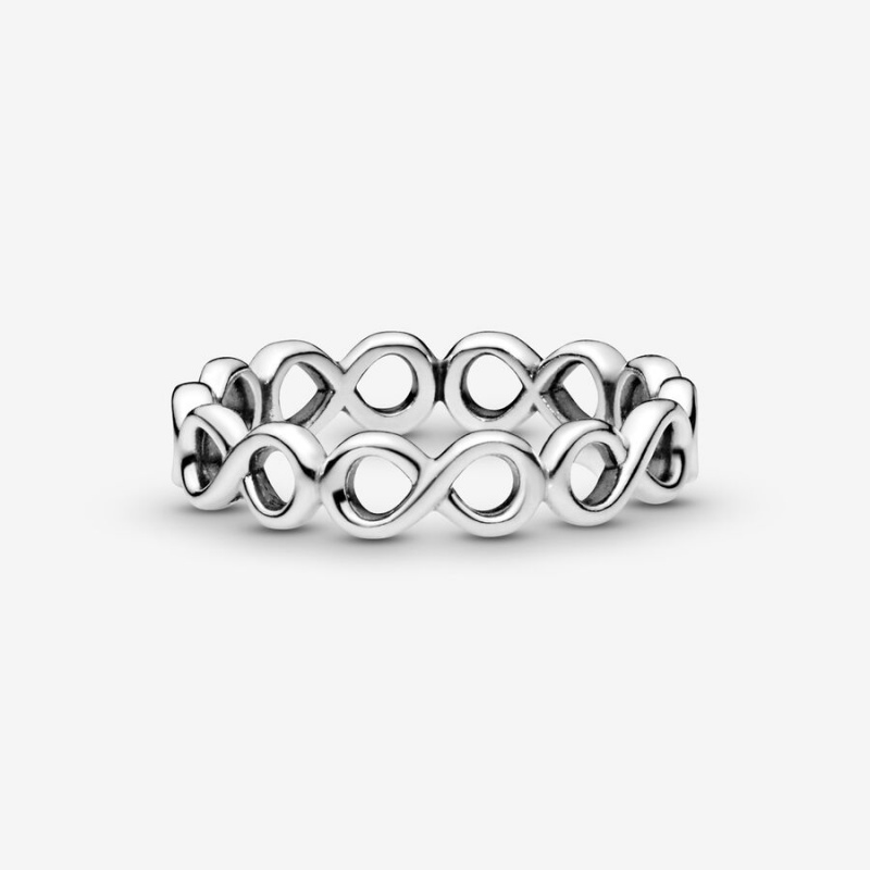 Pandora Simple Infinity Band Silber | DCA-639102