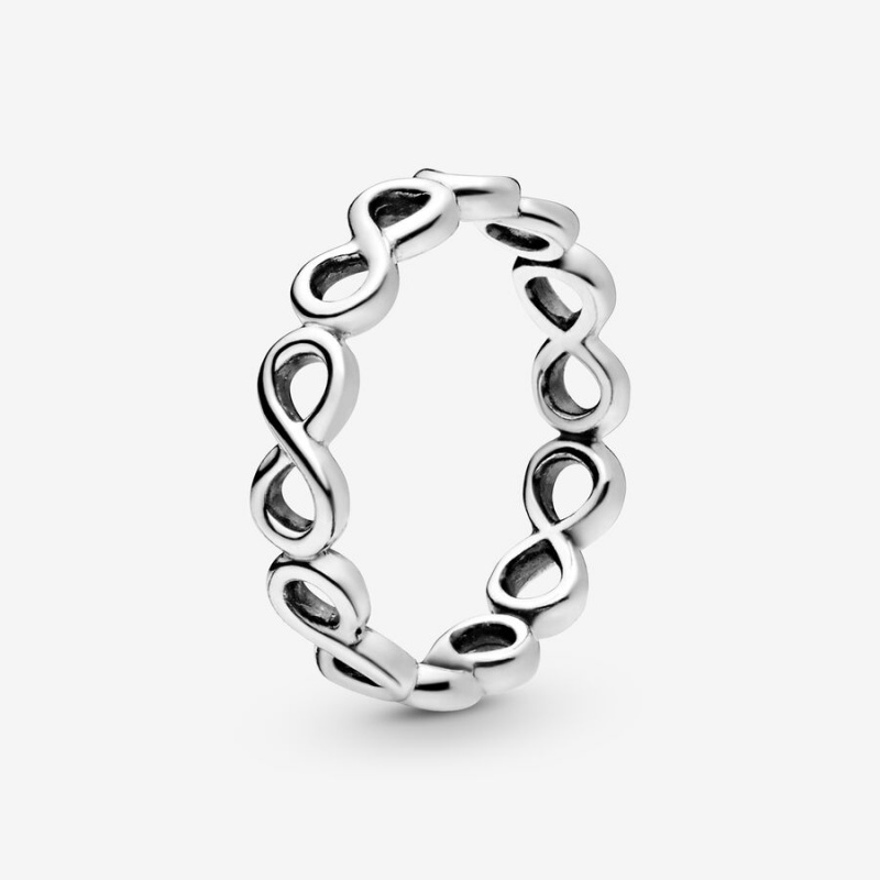 Pandora Simple Infinity Band Silber | DCA-639102