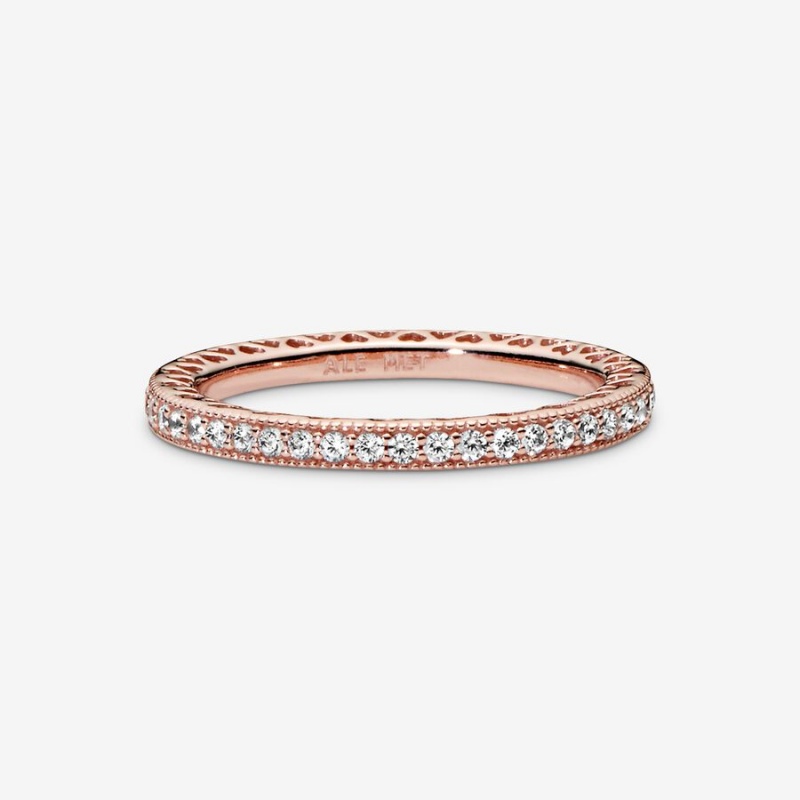 Pandora Sparkle Band Rosa Gold | URF-398275