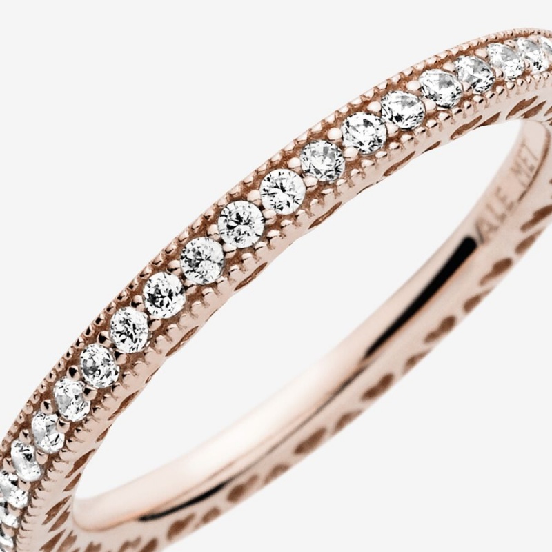 Pandora Sparkle Band Rosa Gold | URF-398275