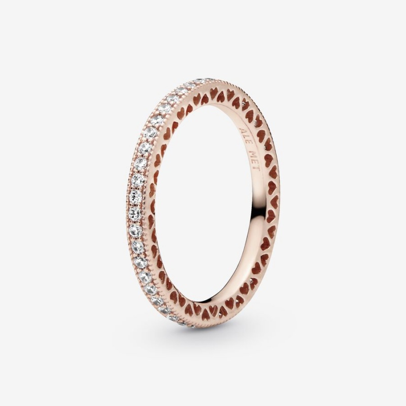 Pandora Sparkle Band Rosa Gold | URF-398275