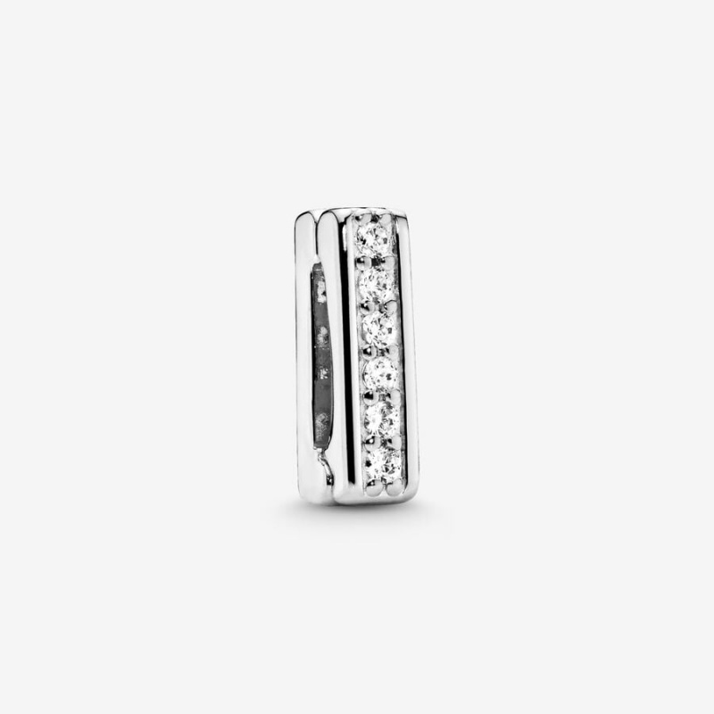 Pandora Sparkling Clip Klammern Silber | 6034897-ZK