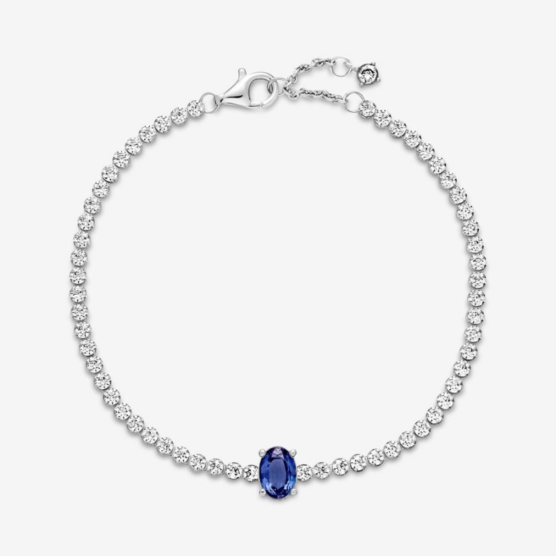 Pandora Sparkling Pavé Tennis Nicht-charme Silber | 1684370-YB