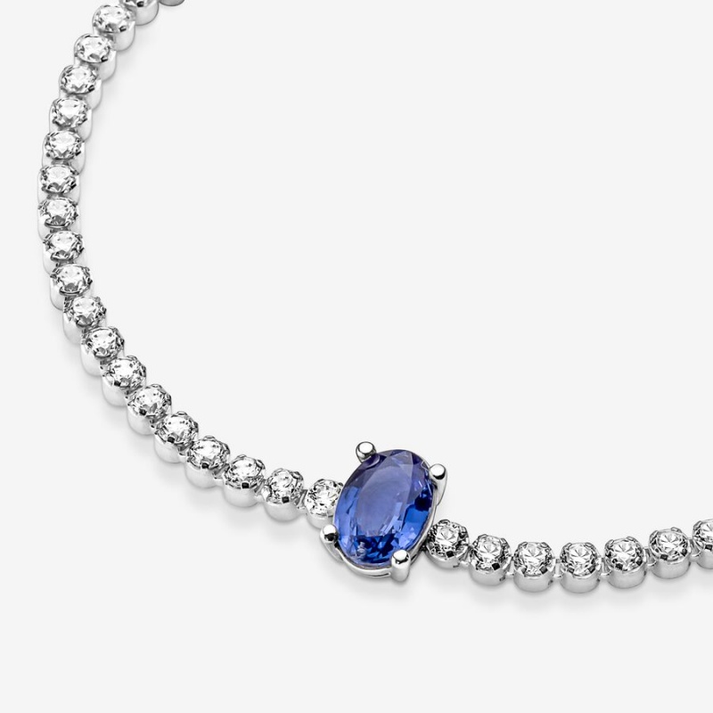 Pandora Sparkling Pavé Tennis Nicht-charme Silber | 1684370-YB