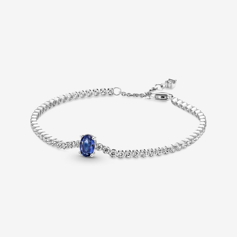 Pandora Sparkling Pavé Tennis Nicht-charme Silber | 1684370-YB