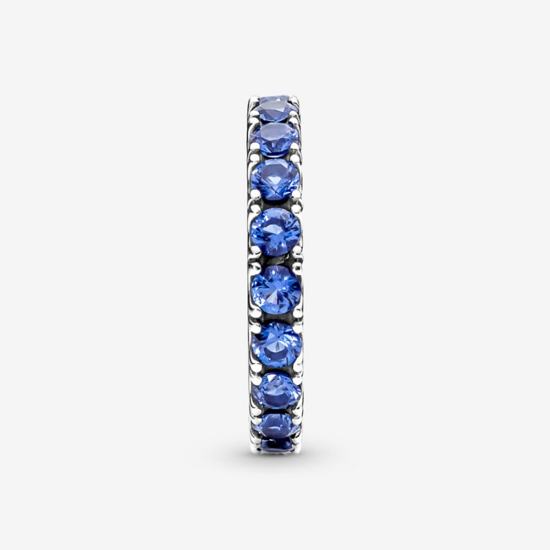 Pandora Sparkling Row Eternity Band Silber | OCL-415769