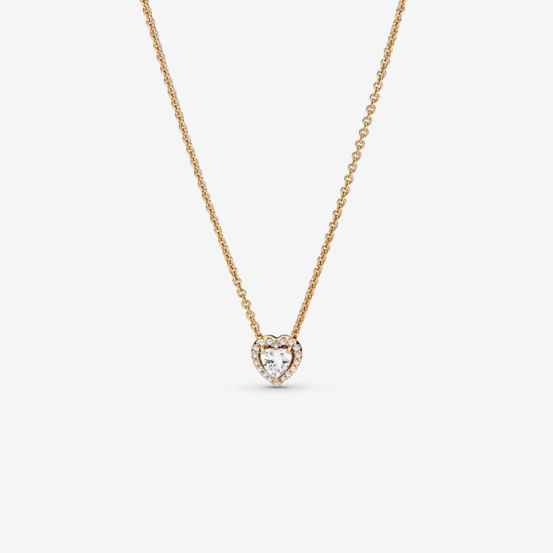 Pandora Sparkling Snowflake Jewelry Gift Set Halsketten- Und Ohrring-sets Gold | VBW-650431