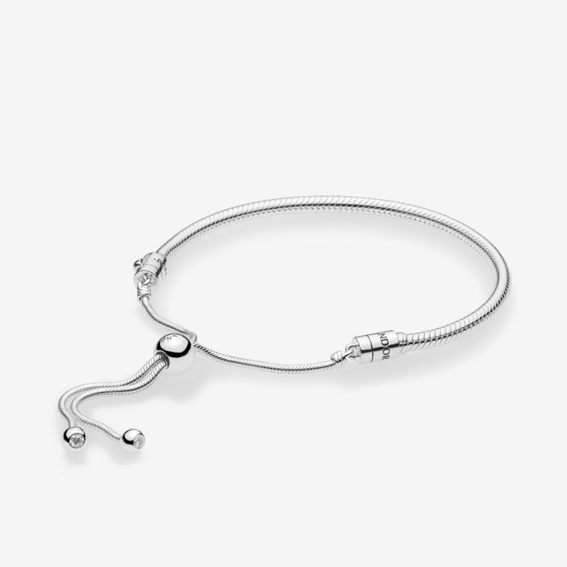 Pandora Sparkling Snowflake Sliding Set Charm Holders Silber | 2690814-LD