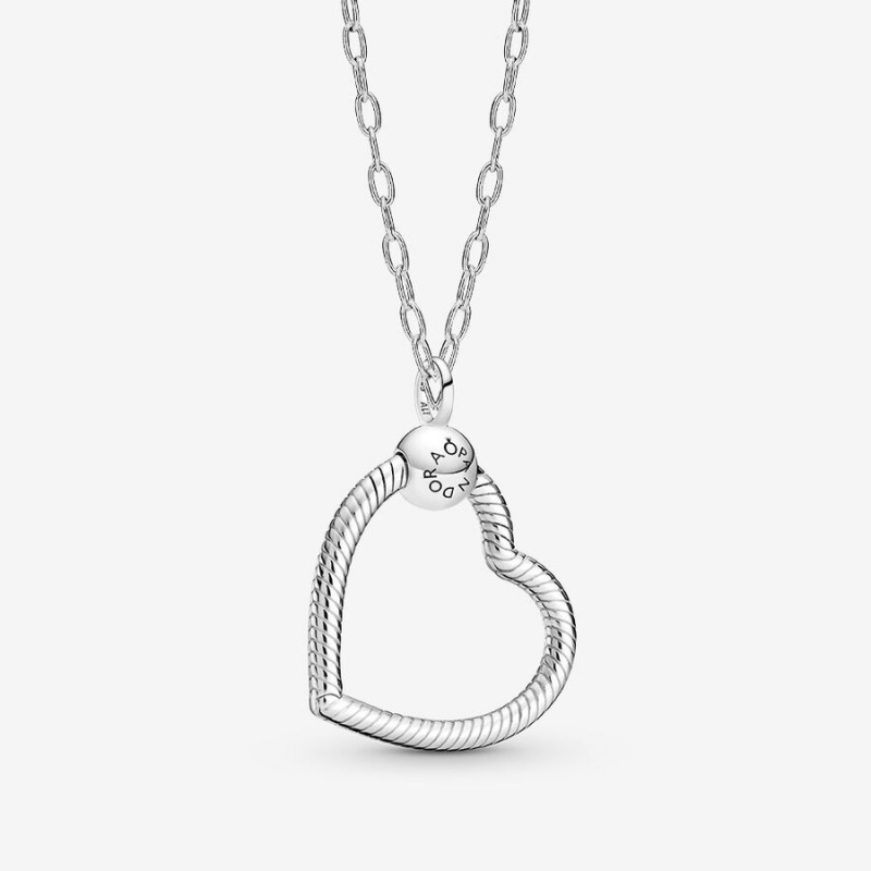 Pandora Square Sparkle Halo Necklace Halsketten Silber | 8231679-IF