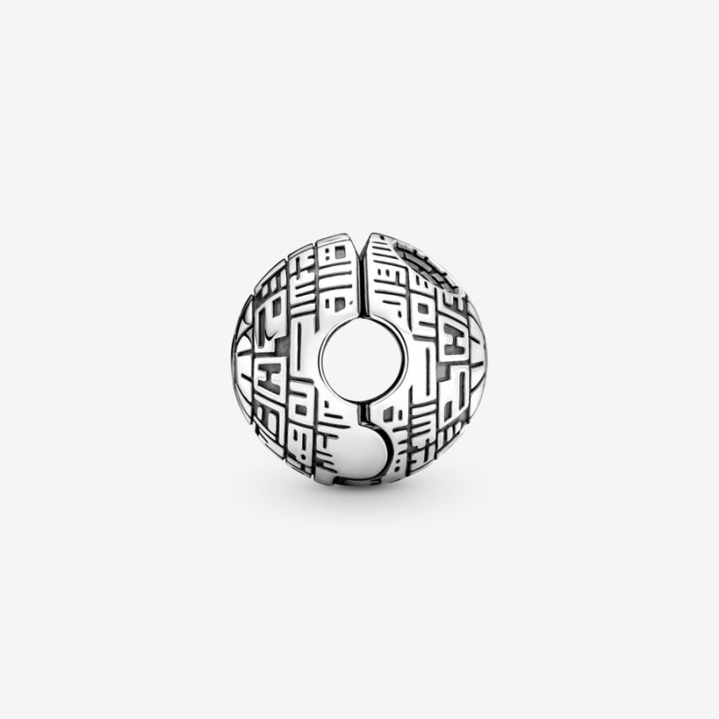 Pandora Star Wars Death Star Clip Klammern Silber | 3572946-XG