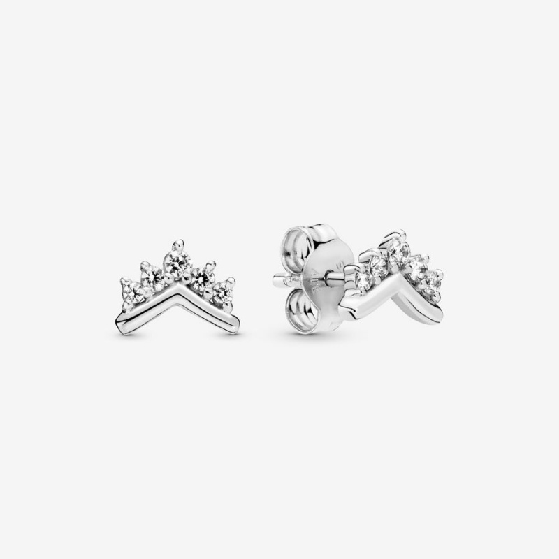 Pandora Tiara Wishbones Ohrstecker Silber | 0829617-MD