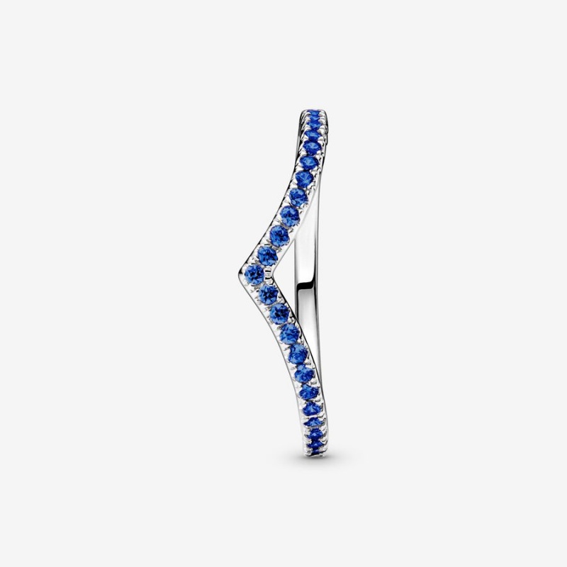 Pandora Timeless Wish Sparkling Blue Stapelbar Silber | CJO-479865