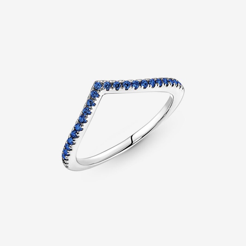 Pandora Timeless Wish Sparkling Blue Stapelbar Silber | CJO-479865